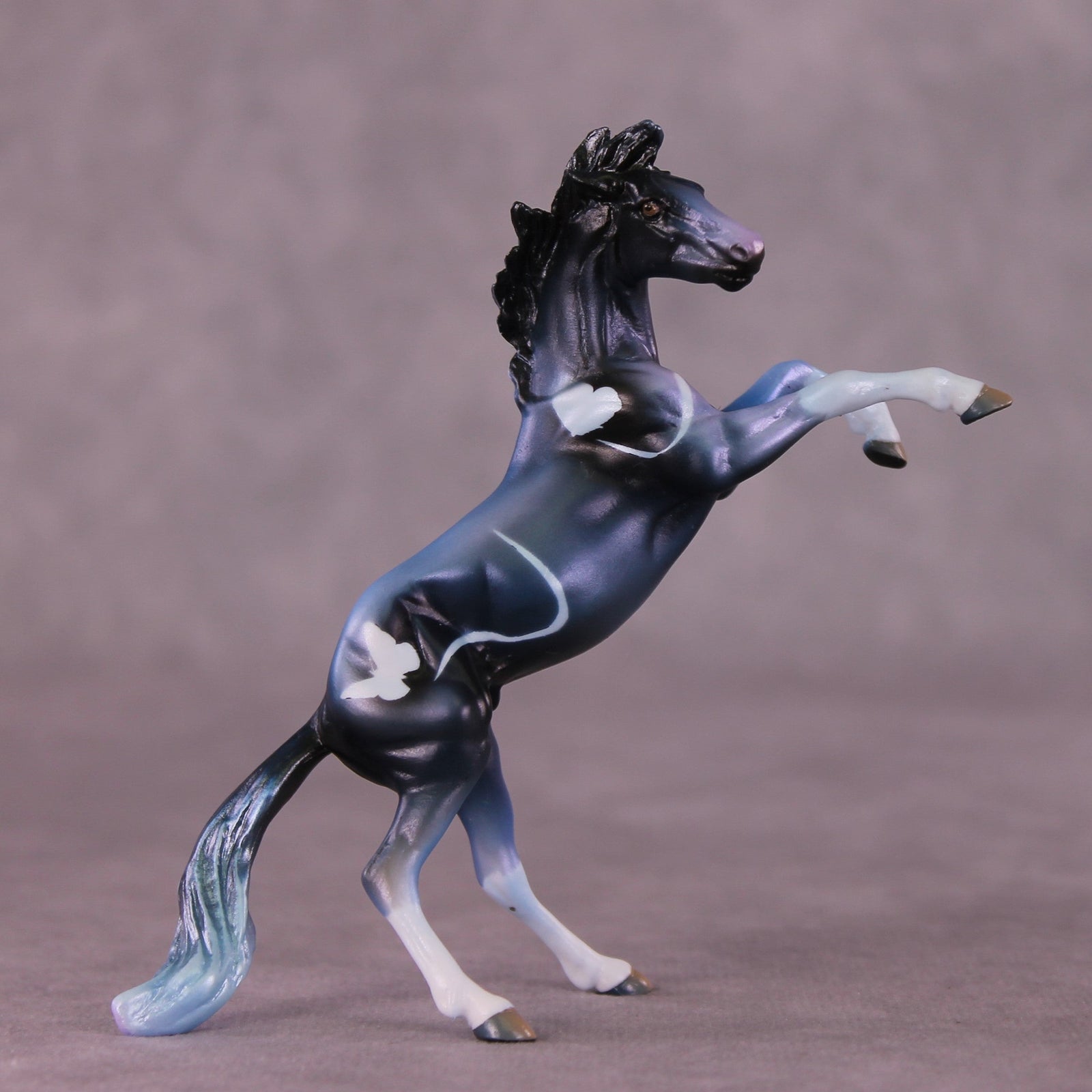 Spring Azure OOAK Chip Mustang by Enrique Duarte