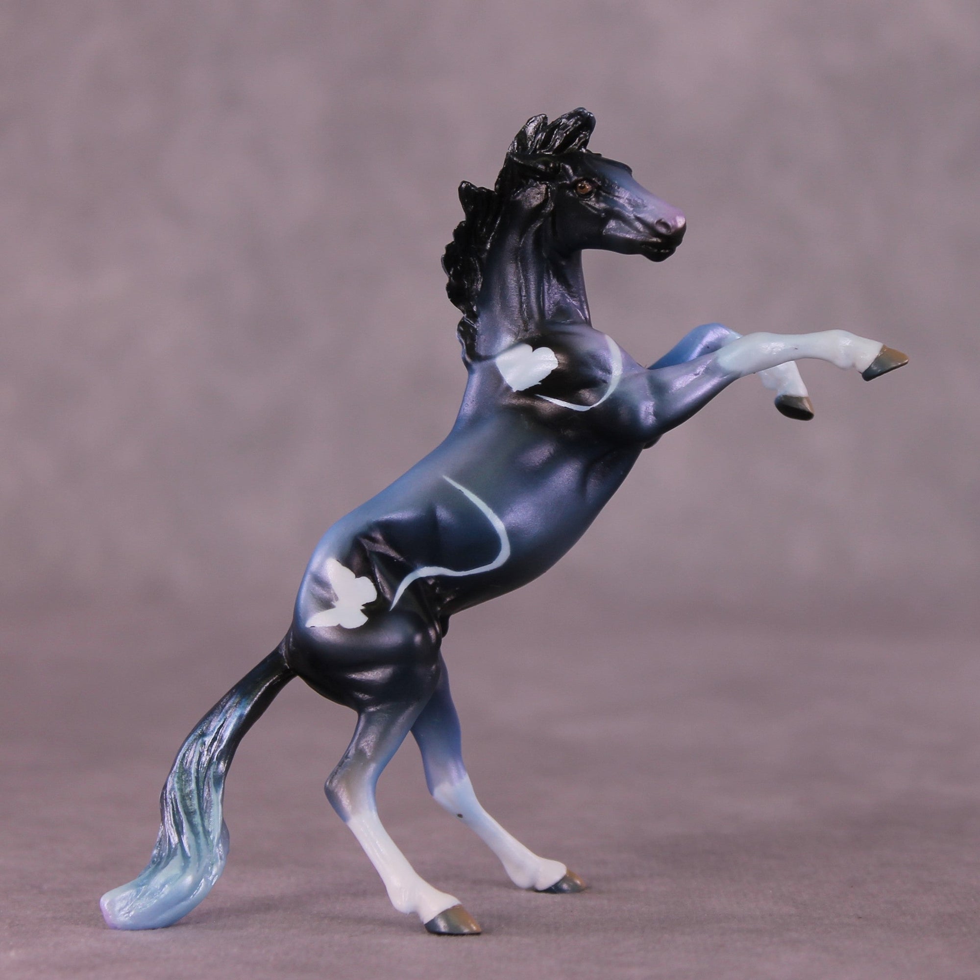 Spring Azure OOAK Chip Mustang by Enrique Duarte