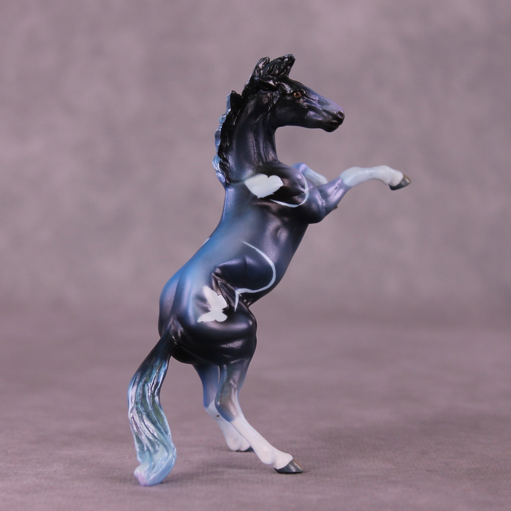 Spring Azure OOAK Chip Mustang by Enrique Duarte