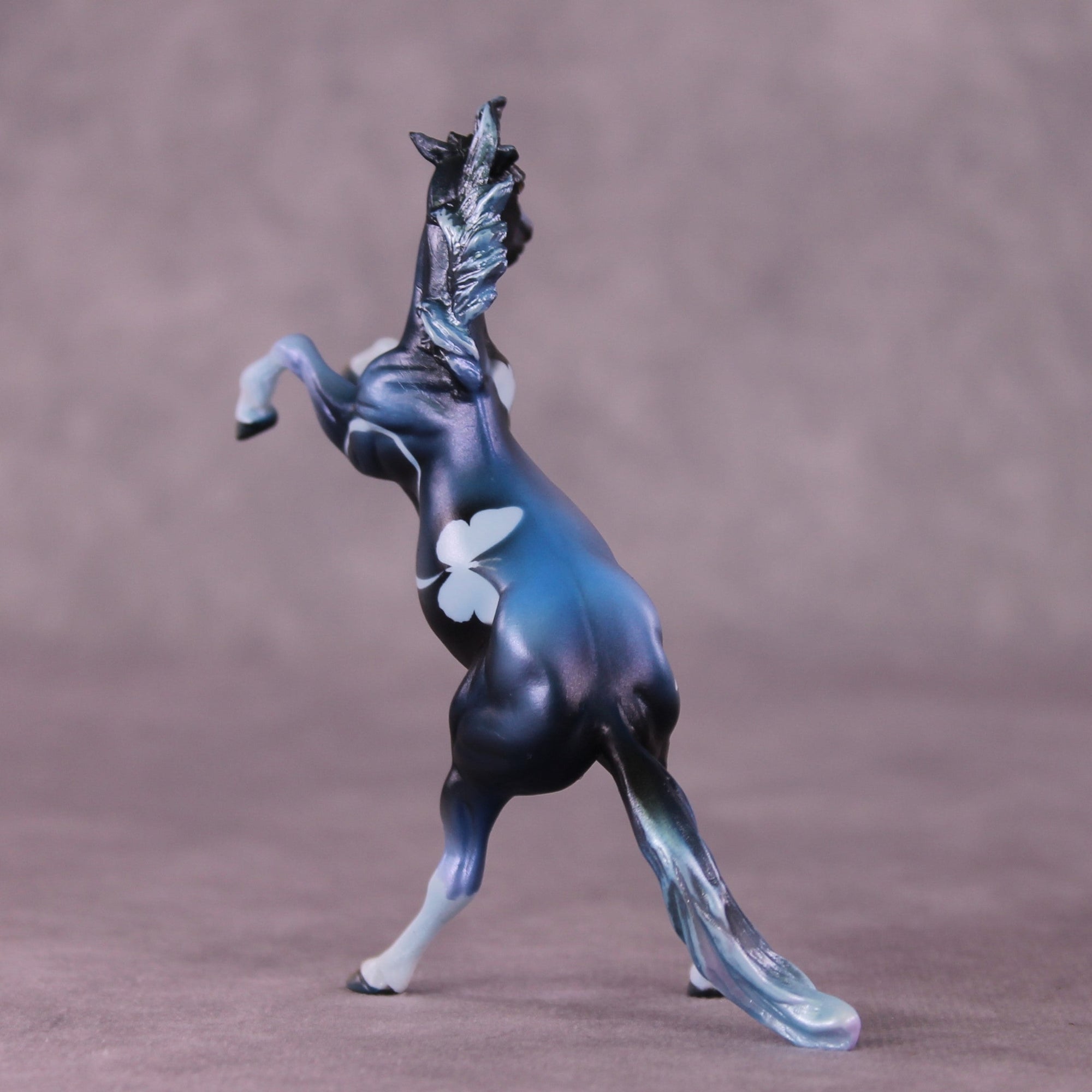 Spring Azure OOAK Chip Mustang by Enrique Duarte