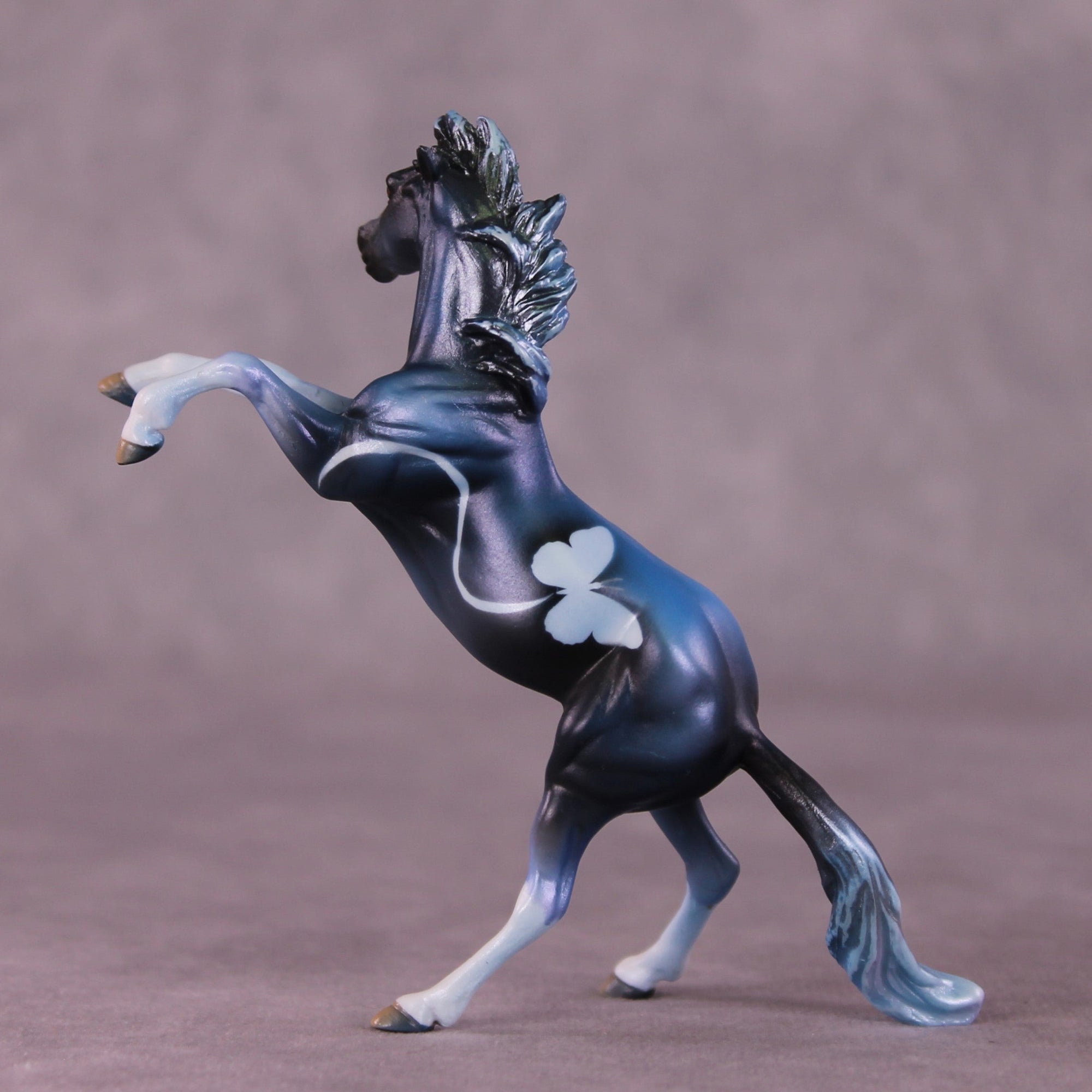 Spring Azure OOAK Chip Mustang by Enrique Duarte