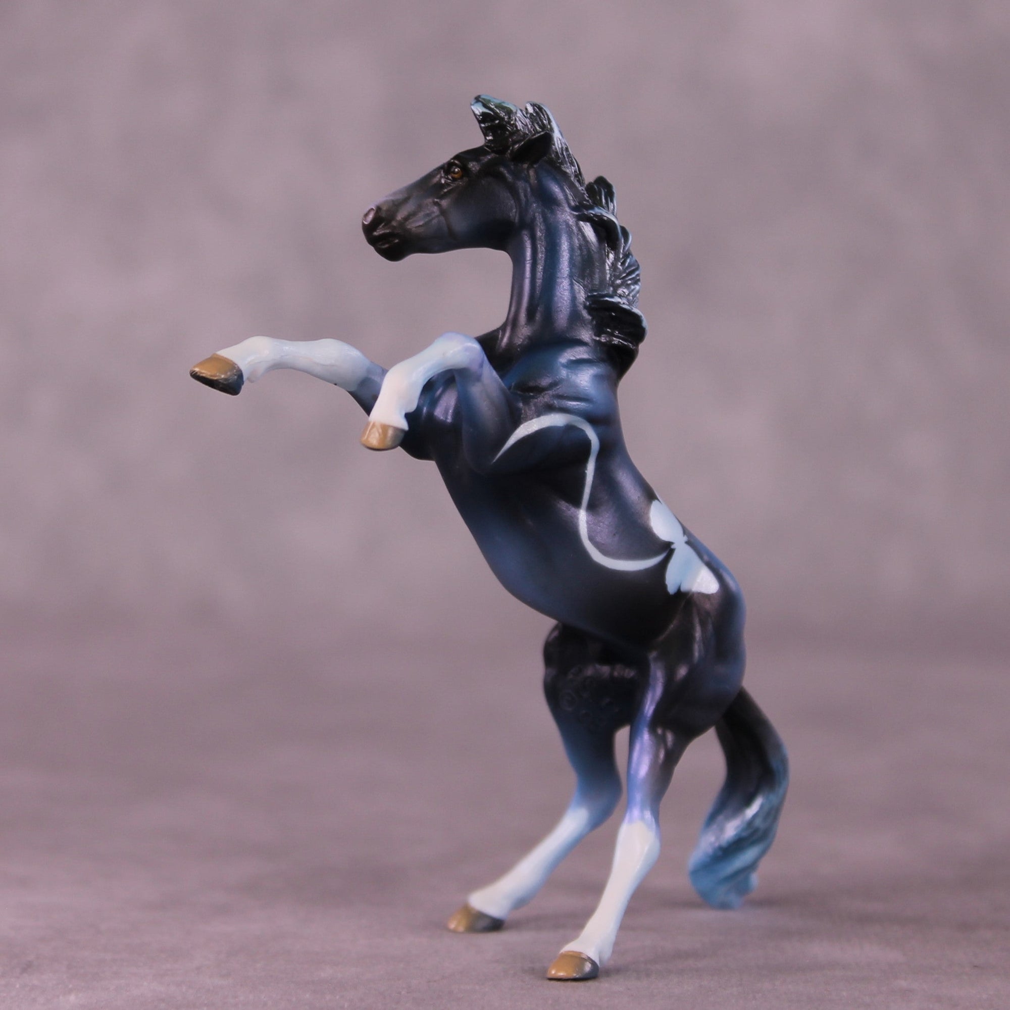 Spring Azure OOAK Chip Mustang by Enrique Duarte