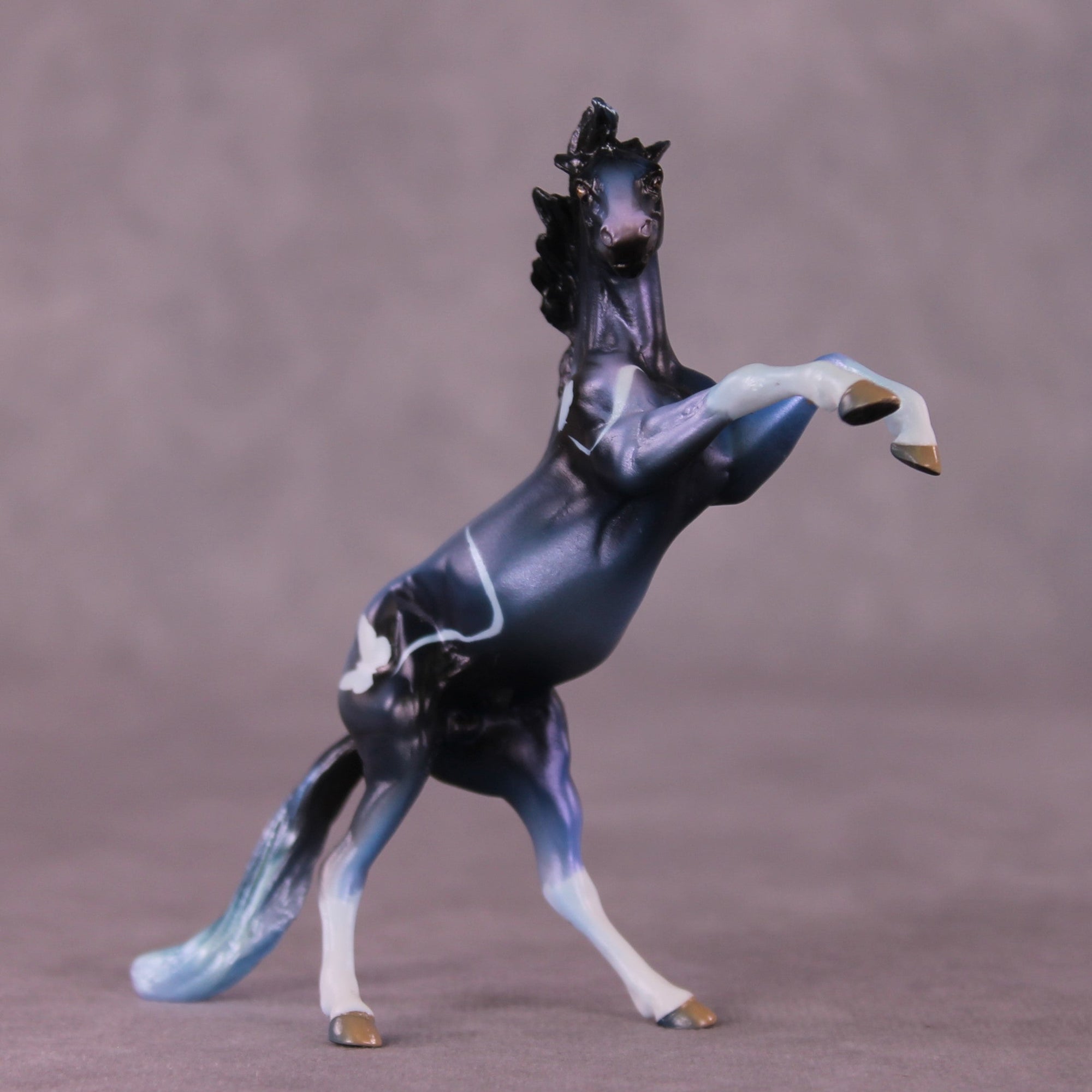 Spring Azure OOAK Chip Mustang by Enrique Duarte