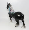 STATUE OF LIBERTY-OOAK AMERICAN DRAFTER DECORATOR MODEL HORSE EQ 2017