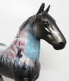 STATUE OF LIBERTY-OOAK AMERICAN DRAFTER DECORATOR MODEL HORSE EQ 2017