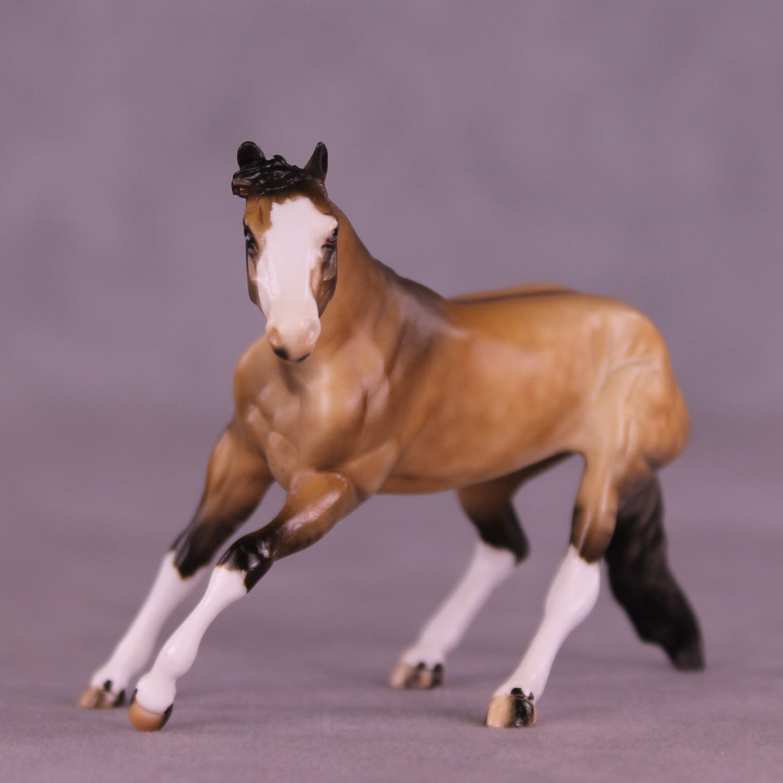 Stockings OOAK Chip Cutting Horse by Julie Keim HS25