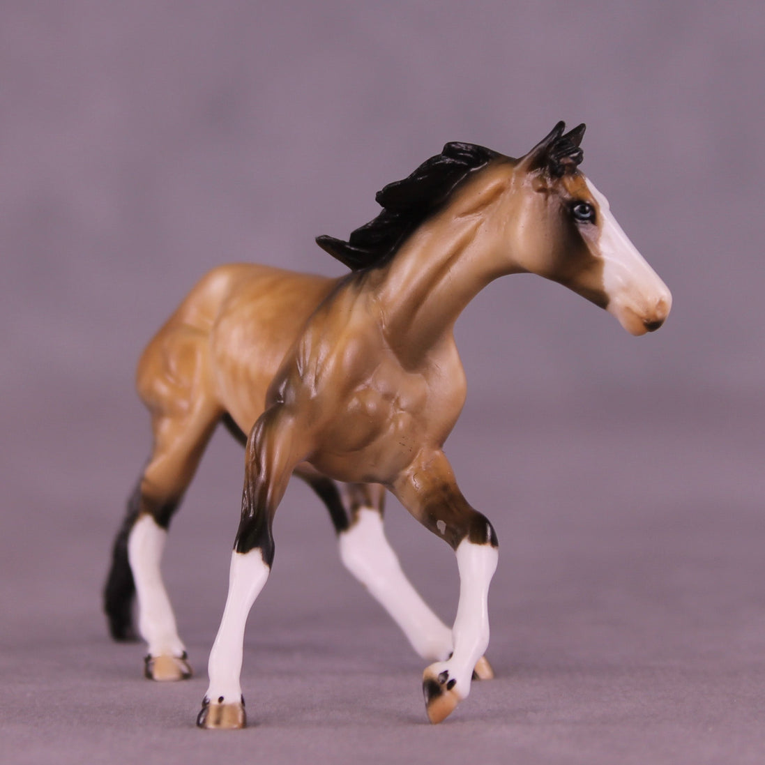 Stockings OOAK Chip Cutting Horse by Julie Keim HS25