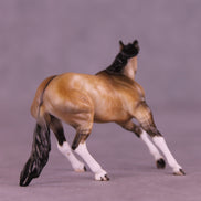 Stockings OOAK Chip Cutting Horse by Julie Keim HS25