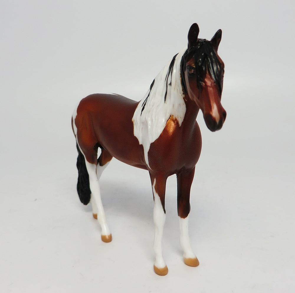 STONE MOUNTAIN-LE-5 CUSTOM BAY PAINT ANDALUSIAN MODEL HORSE EQ 2017