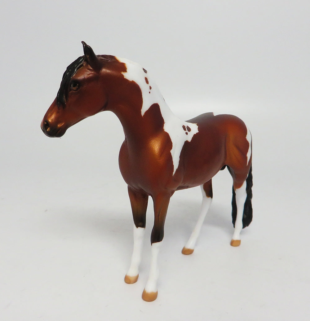 STONE MOUNTAIN-LE-5 CUSTOM BAY PAINT ANDALUSIAN MODEL HORSE EQ 2017