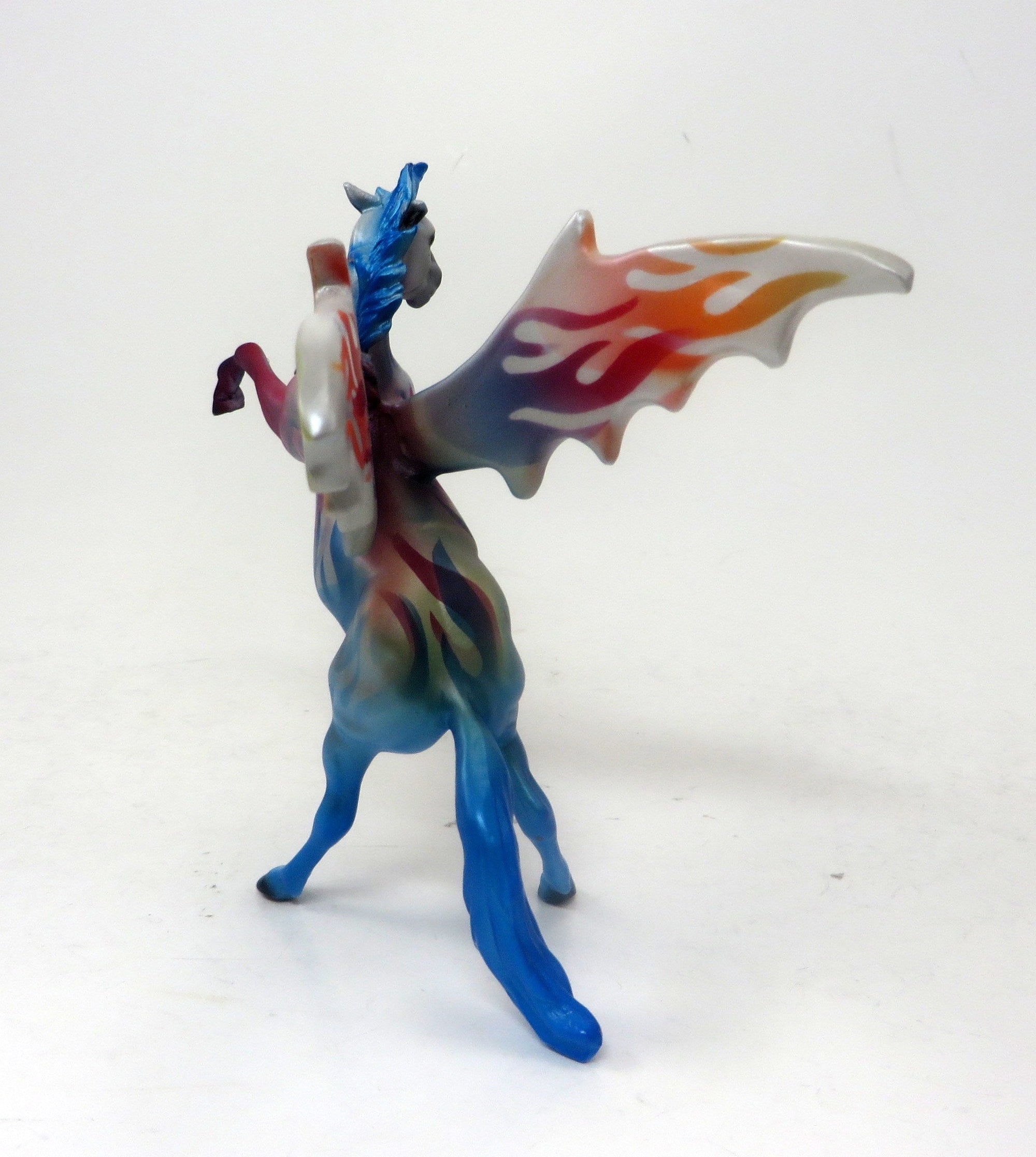 STORM - OOAK REARING BAT CHIP MODEL HORSE  -9/23