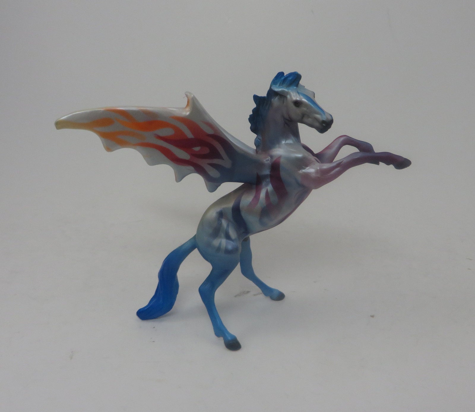STORM - OOAK REARING BAT CHIP MODEL HORSE  -9/23