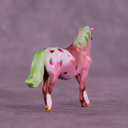 Strawberry Field OOAK FCM Chip Pony by Kristen Cermele GS26