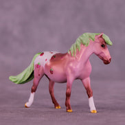Strawberry Field OOAK FCM Chip Pony by Kristen Cermele GS26