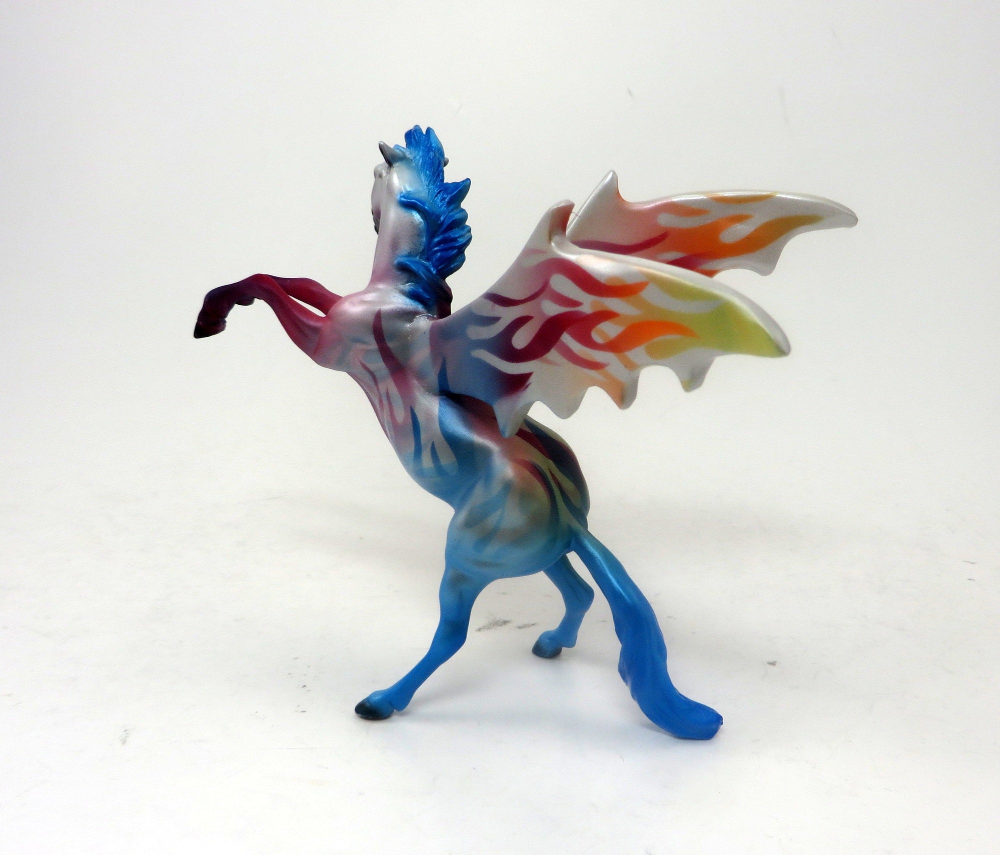 STORM - OOAK REARING BAT CHIP MODEL HORSE  -9/23