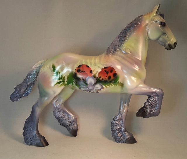 IN THE GARDEN - OOAK Trotting Drafter