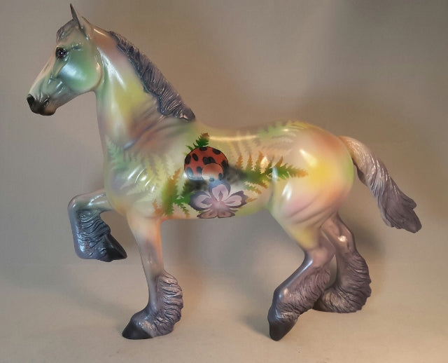 IN THE GARDEN - OOAK Trotting Drafter