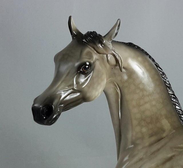 TUXEDO JUNCTION - OOAK Arabian Horse Sculpture by Sheryl Leisure