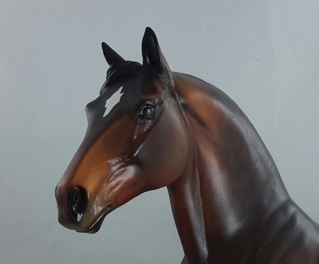 RATATOUILLE - Bay Dapple Standing Drafter Model Horse