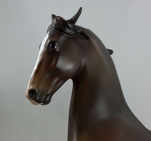 MIRACLE WORKER - OOAK Dark Chestnut Saddlebred