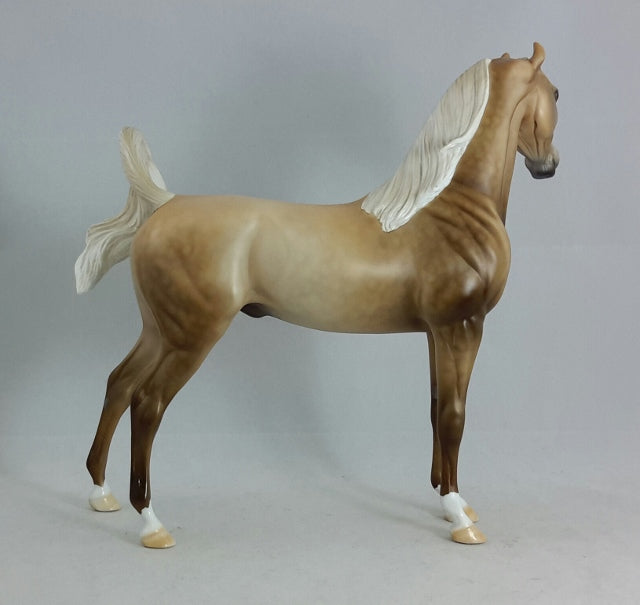 SIGN OF THE CROSS - OOAK Sooty Buckskin Arabian