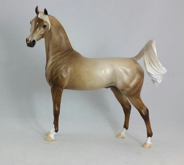 SIGN OF THE CROSS - OOAK Sooty Buckskin Arabian