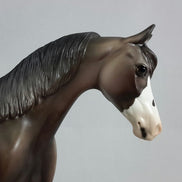 BEAM ME UP - OOAK  Dapple Gray Sabino Pony with Butterfly