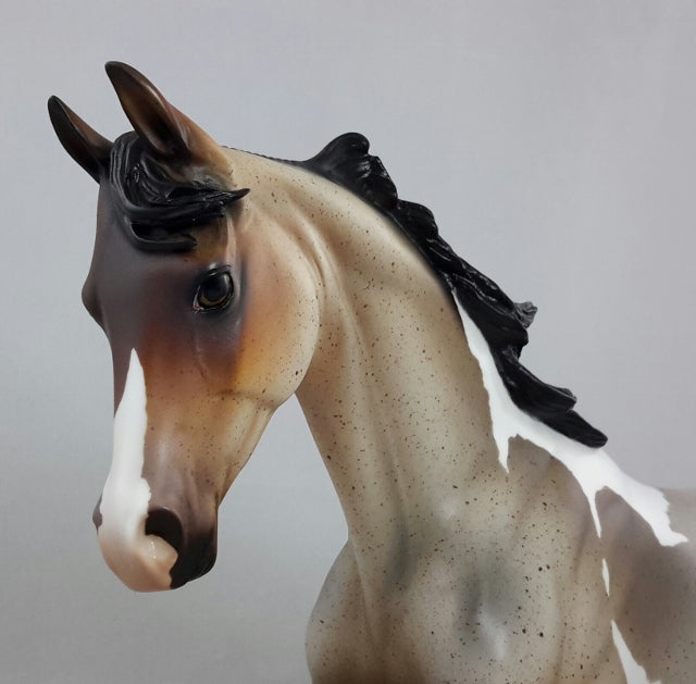 GIFT OF LOVE - OOAK Bay Roan Thoroughbred