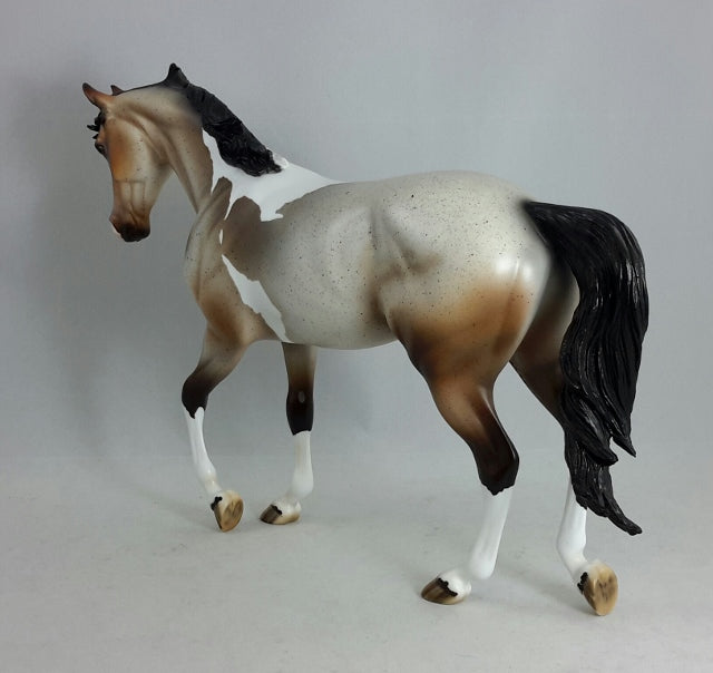 GIFT OF LOVE - OOAK Bay Roan Thoroughbred