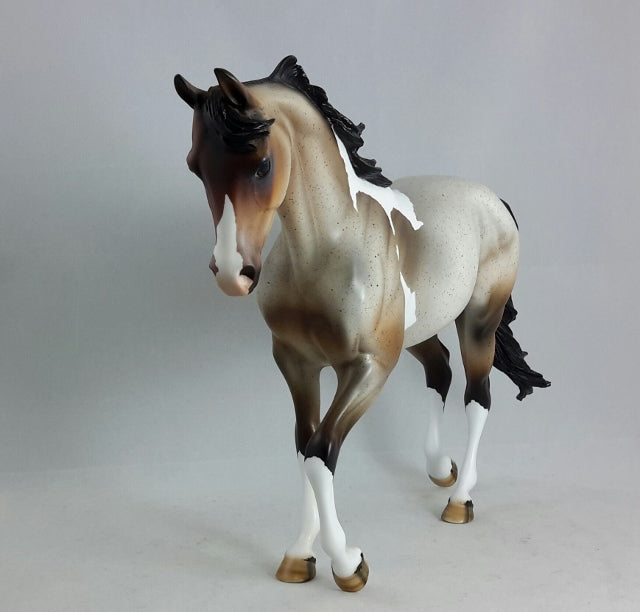 GIFT OF LOVE - OOAK Bay Roan Thoroughbred