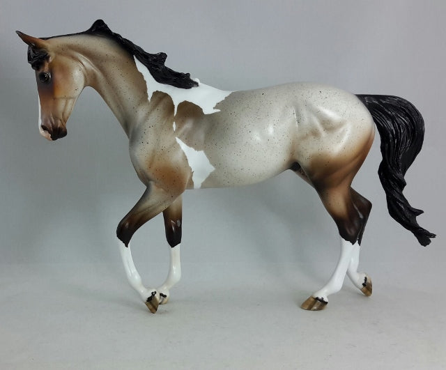 GIFT OF LOVE - OOAK Bay Roan Thoroughbred