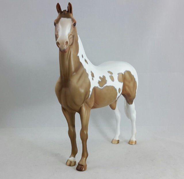 ROLLING FAITH - OOAK Champagne Paint Morgan Horse