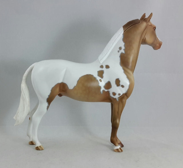 ROLLING FAITH - OOAK Champagne Paint Morgan Horse