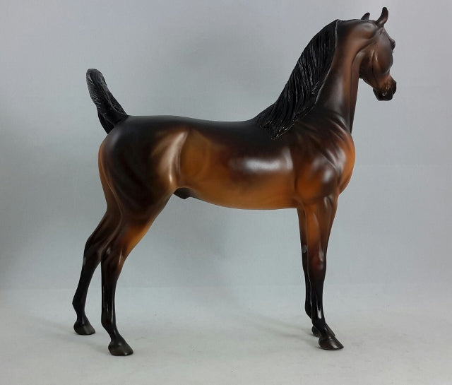 ARROW - OOAK Seal Bay Arabian Model Horse