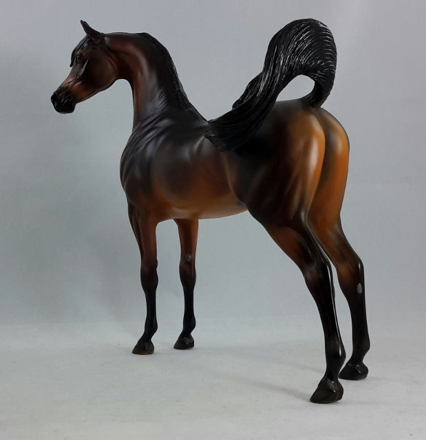 ARROW - OOAK Seal Bay Arabian Model Horse
