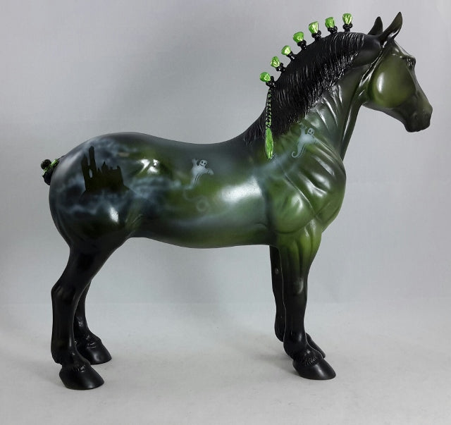 GREEN GHOUL - OOAK Halloween Drafter