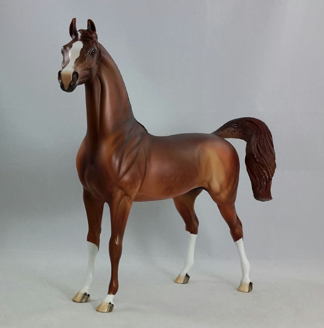 HELL&#39;S KITCHEN - OOAK Dapple Chestnut Arabian