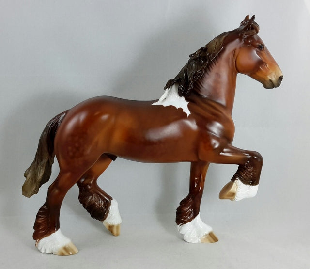 GENERATION KILL - OOAK Chestnut Tobiano Trotting Drafter