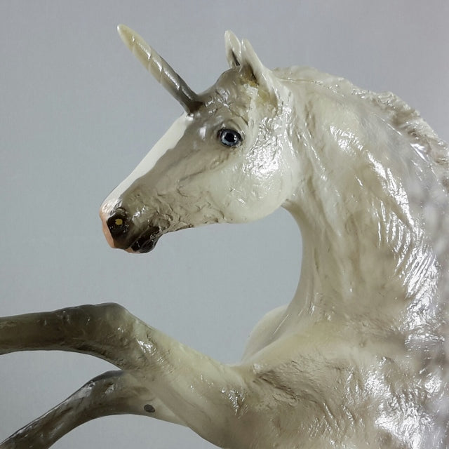 FROST - OOAK Decorator Rearing Unicorn