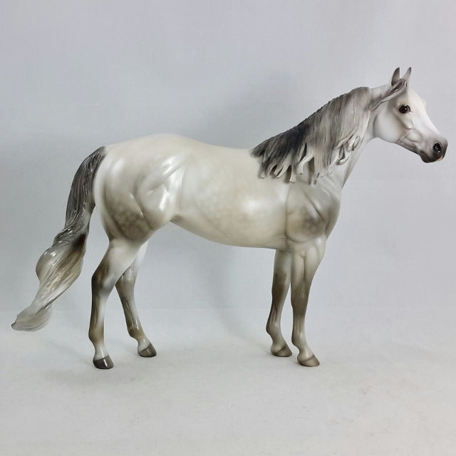 THE MYSTERIES OF LAURA - OOAK Extreme Dapple Gray Stock Horse