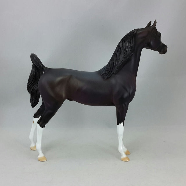 Black Arabian Model Horse