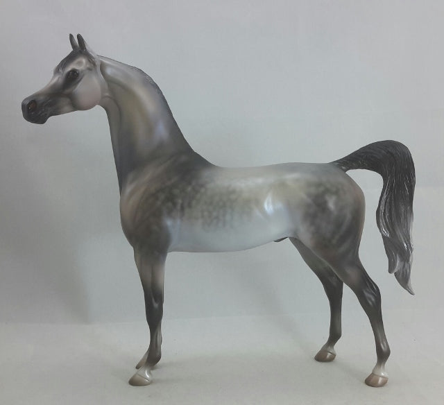 NJORO - Arabian Artist Resin Horse Sculpture by Caroline Boydston