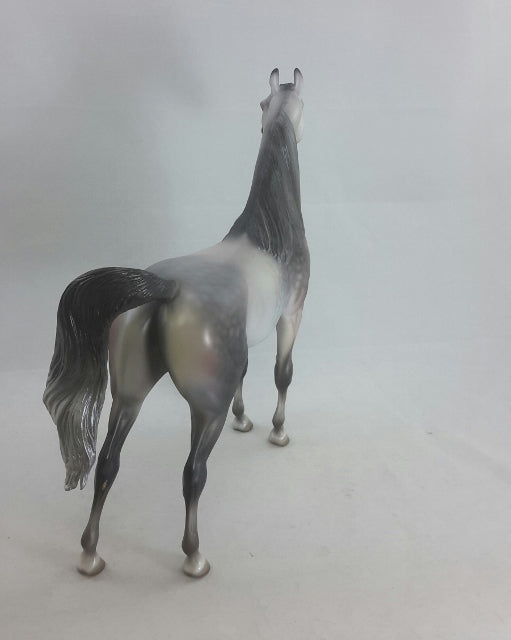 NJORO - Arabian Artist Resin Horse Sculpture by Caroline Boydston