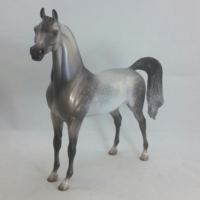NJORO - Arabian Artist Resin Horse Sculpture by Caroline Boydston