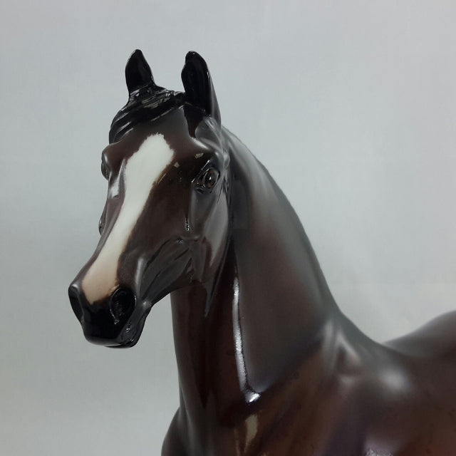 PASSAGE TO INDIA - OOAK Mulberry Roan Morgan Model Horse