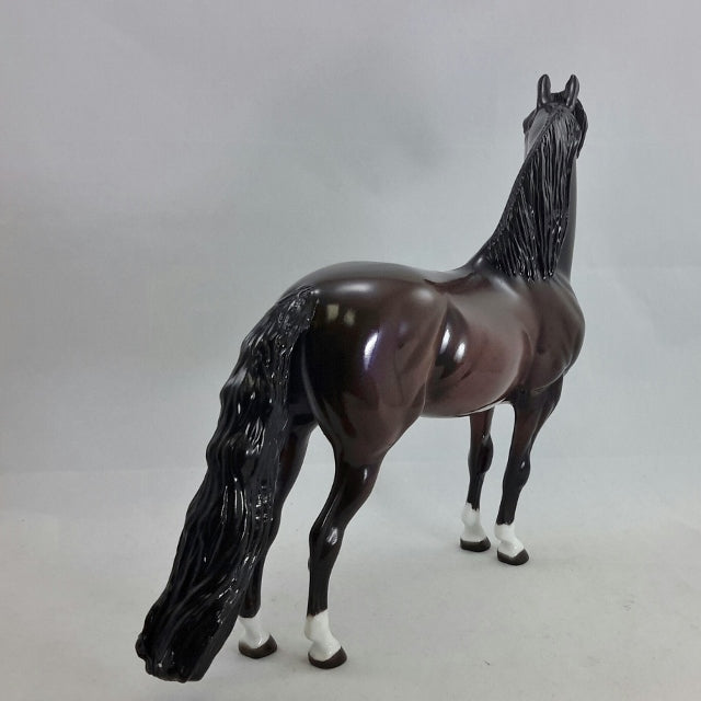 PASSAGE TO INDIA - OOAK Mulberry Roan Morgan Model Horse