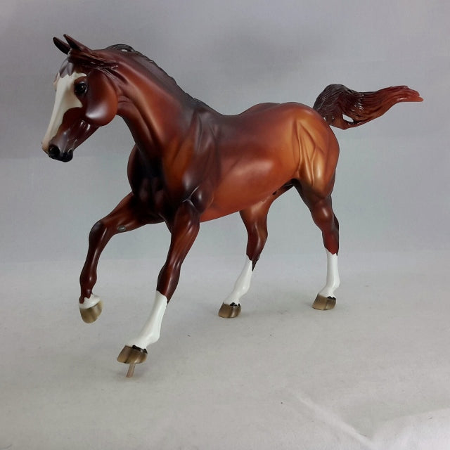 EBRIEL - OOAK Dark Dapple Chestnut Quarter Horse