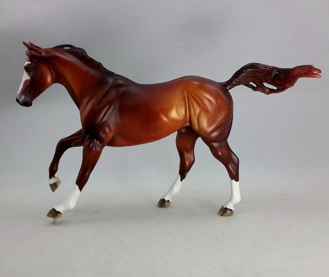 EBRIEL - OOAK Dark Dapple Chestnut Quarter Horse