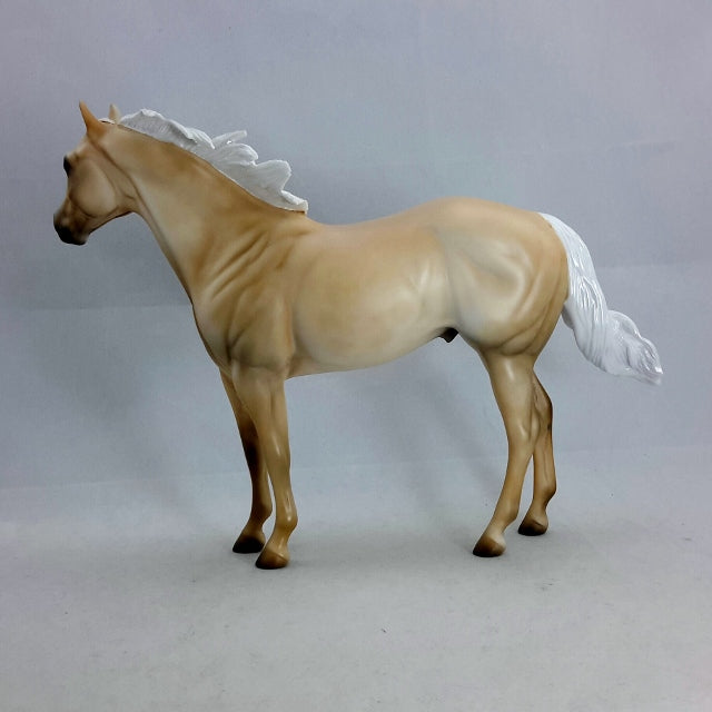 LANATHRA - OOAK Sooty Palomino Stock Horse