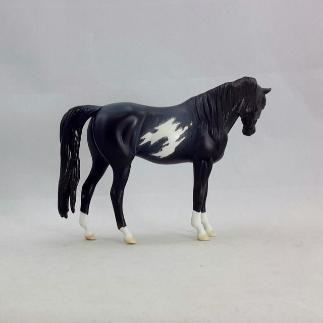 STINKA - OOAK DARK GRAY PINTO ARABIAN